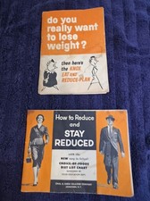 Knox Unflavored Gelatine 1962 VINTAGE Weight Loss Booklets 1962 Lot of 2