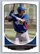 2013 TOPPS BOWMAN CARD # BP105 Jairo Beras - Texas Rangers