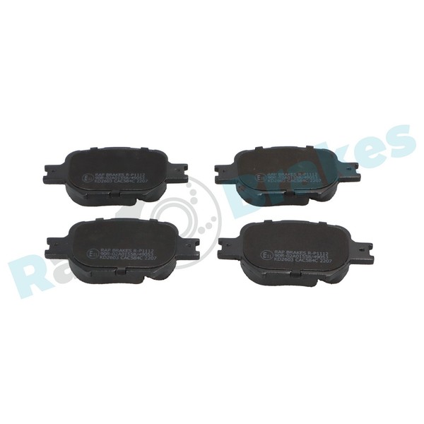 Bremsbelagsatz Scheibenbremse RAP Brakes R-P1112 FüR Toyota Celica Corolla Verso-image