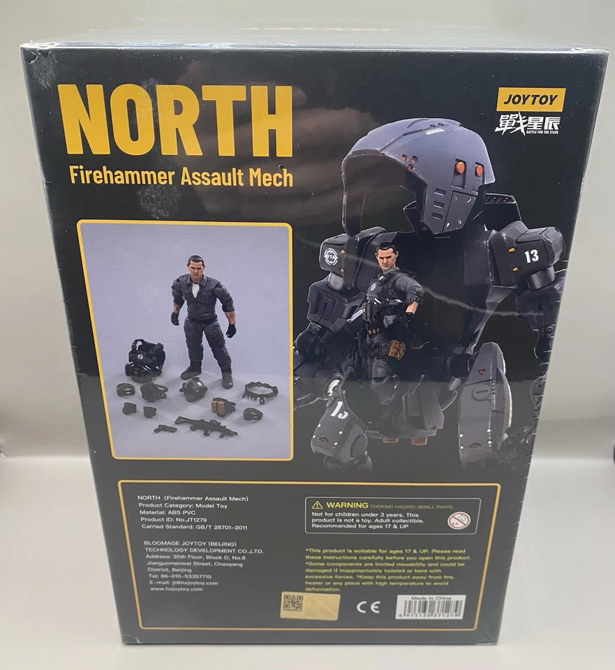 JOYTOY Battle for the Stars NORTH Firehammer Assault Mech  1/18 Scale - Image 3 of 4