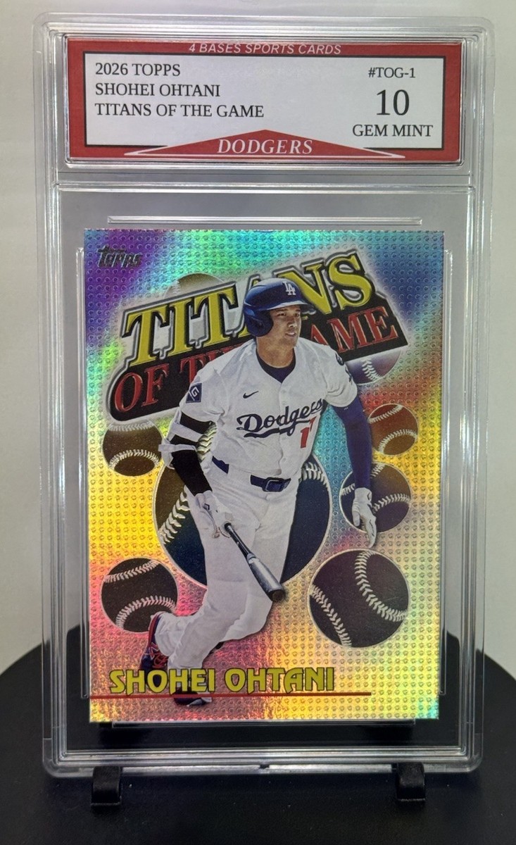 2026 Topps Shohei Ohtani L A Dodgers Titans Of The Game Card #TOG