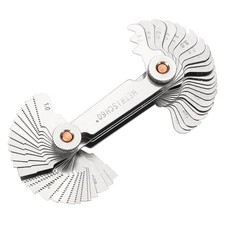 Professional Thread Gauge, 3-in-1 Thread Pitch Gauge: Metric 60  , Whitworth 5..