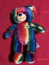 Build A Bear Crayola Collaboration Bear Rainbow Color Striped BAB