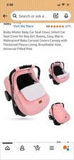 Bioby Winter Baby Car Seat Cover, Infant Car Seat Cover for Boy Girl, Roomy, ...