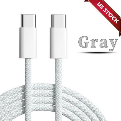 New For iPhone 17 16 15 Plus USB-C to USB-C Cable Fast Charging PD Type C Cord