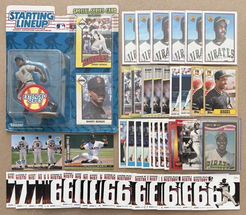BARRY BONDS 1993 Starting Lineup SEALED Figure, 60-cards, Includes TOYS R’ US RC