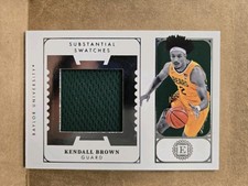 2022 Chronicles Draft Picks Kendall Brown Encased Swatches RC #ES-KBR Baylor