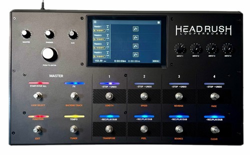 Headrush Looperboard 4 Track Looper Pedal Touchscreen FX USB MIDI