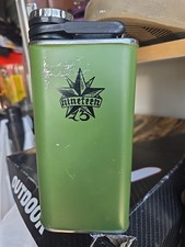 Stanley Classic Flask 8 oz Stainless Steel Green Rare Logo Never Lose Cap