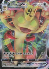 Pokemon TCG - Meowth VMAX SWSH005 Promo SWSH Black Star - 978