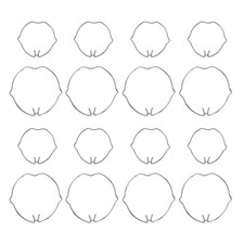 16pcs Lamp Retaining Spring Clips Rings - Spotlight Downlight Retaining Clips