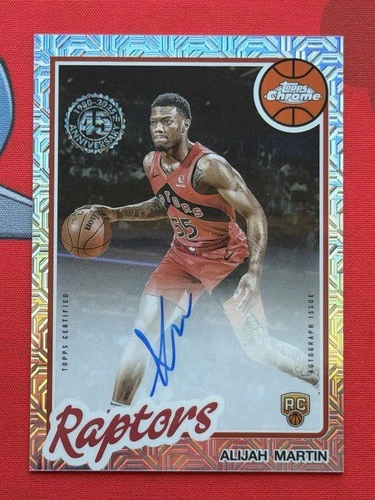 2025 Topps Alijah Martin Chrome Rookie Autographs (Raw)