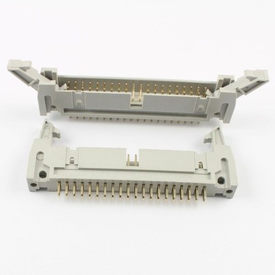2Pcs 2.54mm Pitch 2x20 Pin 40 Pin Male Straight Ejector Header Connector Latch