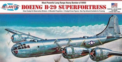 B-29 Superfortress Plastic Model kit Made in The 1:120 Scale WWII