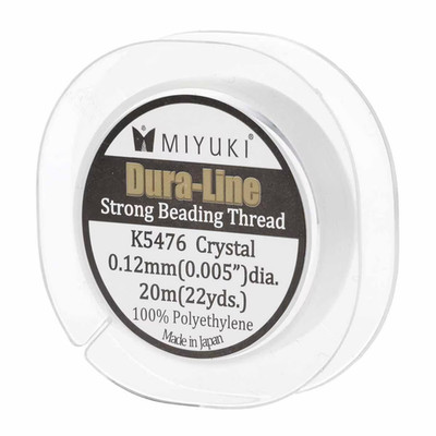 Beading Thread Miyuki Dura-Line  DUR01220  Clear 0.12 mm  20 m 12 lbs Test