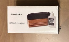 CROSLEY Record Cleaning Kit Vinyl LP Care Cleaner Brush with Fluid