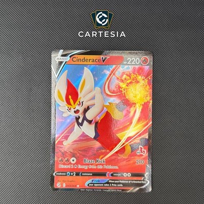 Cinderace V Battle Academy 2022 BA22 C60 Pokémon TCG English Near Mint Full Art