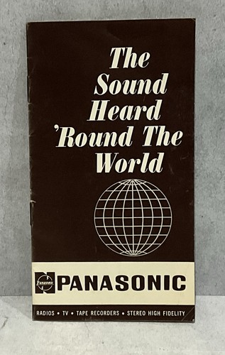 Vintage 1960s Panasonic Catalog Brochure Booklet