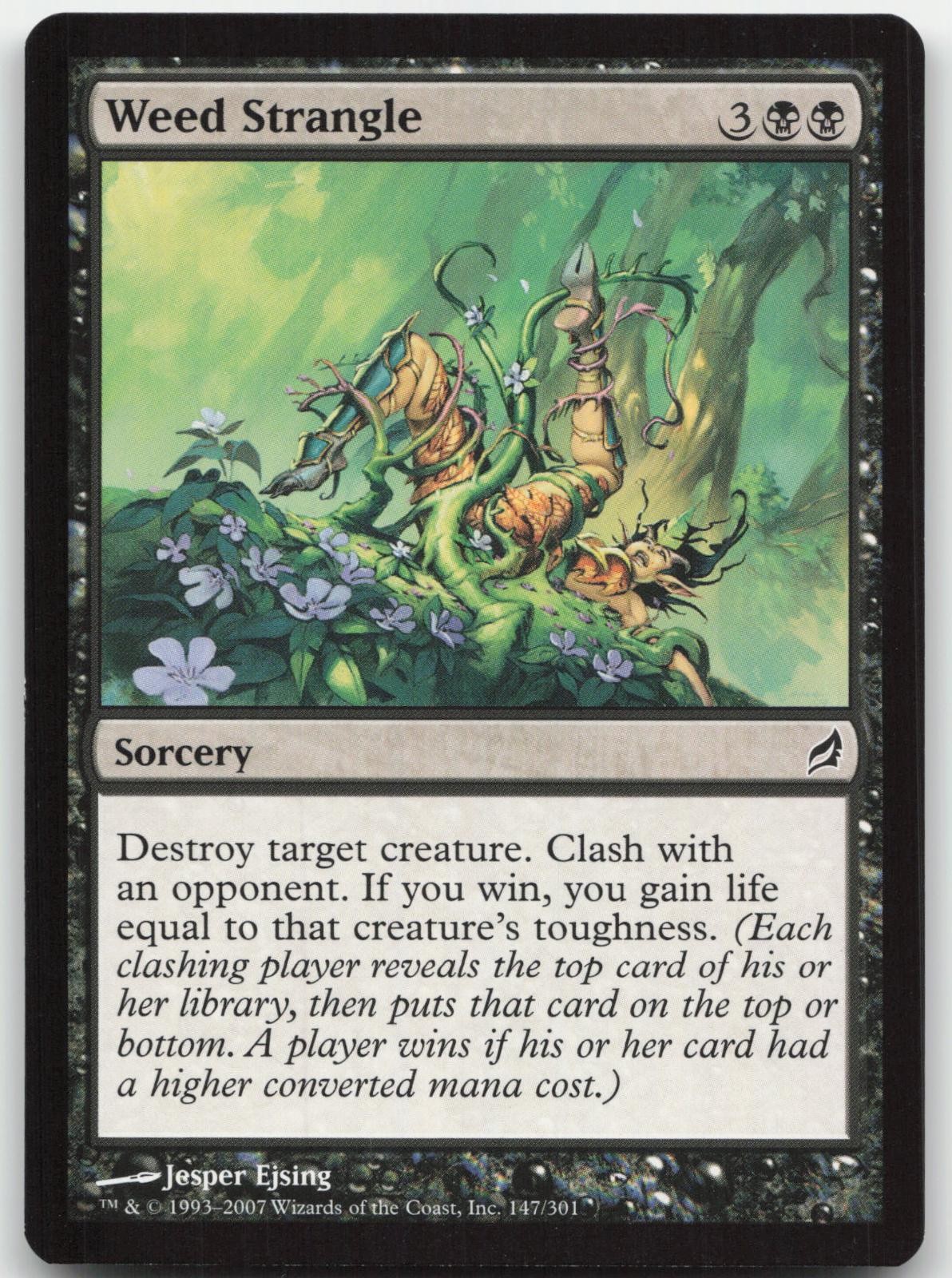 Weed Strangle 147 Common Lorwyn Magic: The Gathering Near Mint