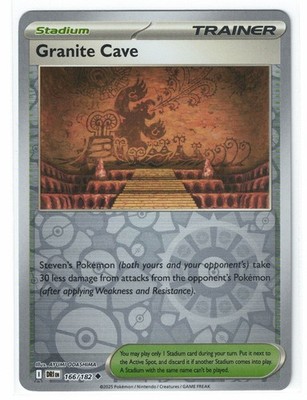 SV10 Destined Rivals 166/182 Granite Cave Uncommon Reverse Holo