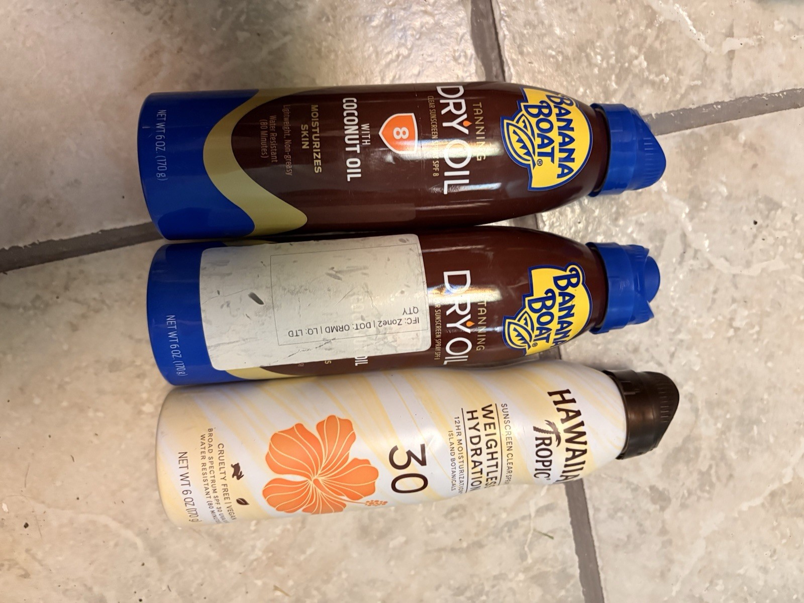 Spray Sunscreens