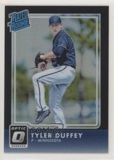 2016 Panini Donruss Optic Rated Rookies Black 4/25 Tyler Duffey #60 0cz