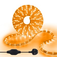 Outdoor Fairy String Lights 360° Round LED Rope Tube Light Strip Waterproof IP67