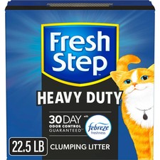 Fresh Step Heavy Duty Clumping Litter Febreze Freshness 30 Day Control, 22.5 Lb