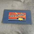 Parker Brothers Game of State Capitals Board Game 1951 Vintage Maps Theme