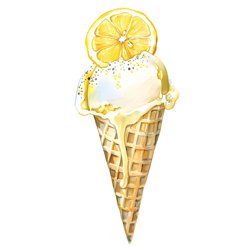 Ice Cream Self Adhesive Vinyl Sticker
