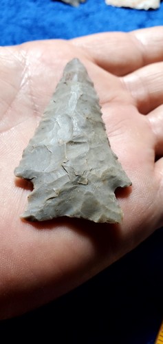 authentic indian artifacts arrowheads pre 1600. NICE MADE PINETREE , 2 5/8" OHIO - Bild 6 von 7