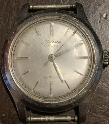 Vintage Mallard 17 Jewels Woman s Wind Up Wrist Watch Works Used