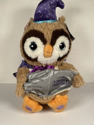 Cuddle Barn Octavius the Storytelling Owl 12'' Animated Stuffed Animal Plush