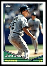 Bret Boone 1994 Topps #659 Seattle Mariners MLB READ FREE SHIPPING AutographDen