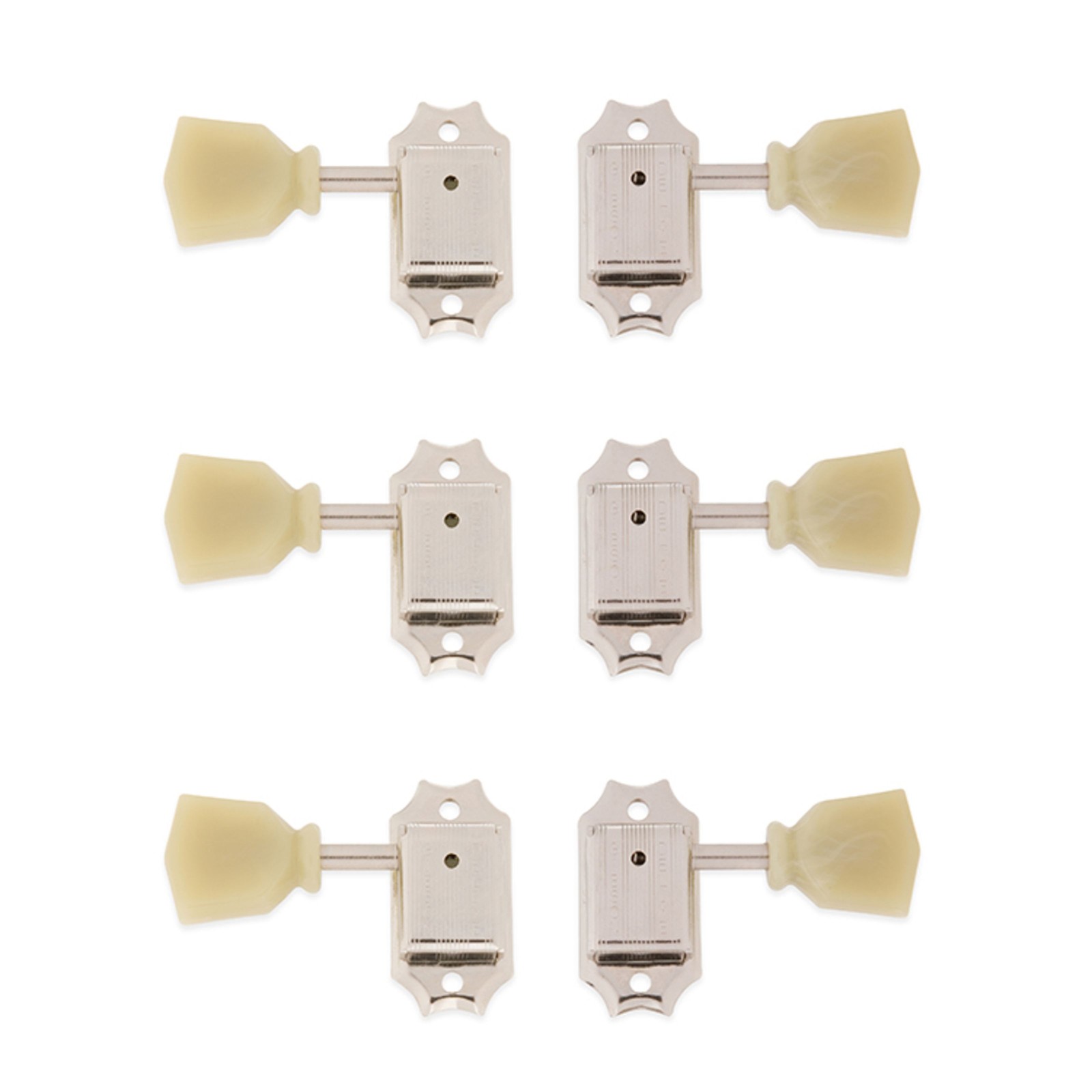 Gibson PMMH-040 Deluxe Reissue-Style Tuner Set Nickel - Gitarren Mechanik 16090₽