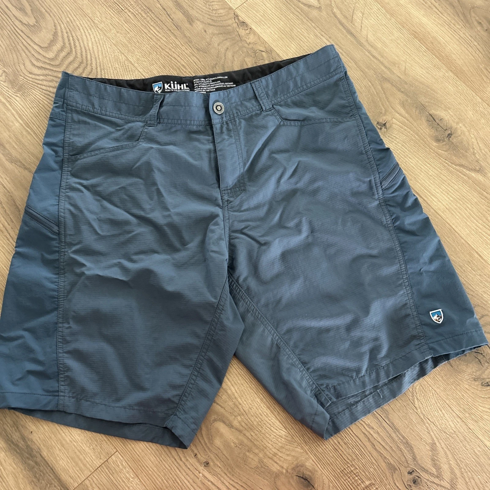 Kuhl Renegade Cargo Shorts Men 36 Blue Hiking Camping Mountain Trek Trail
Opens in a new window or t