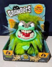 Grumblies Tremor Green Plush Toy Interactive Growling Shaking Monster Noise 2018