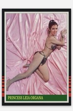 PRINCESS LEIA Custom Trading Card Art Slave Leia Outfit Rolling Stone