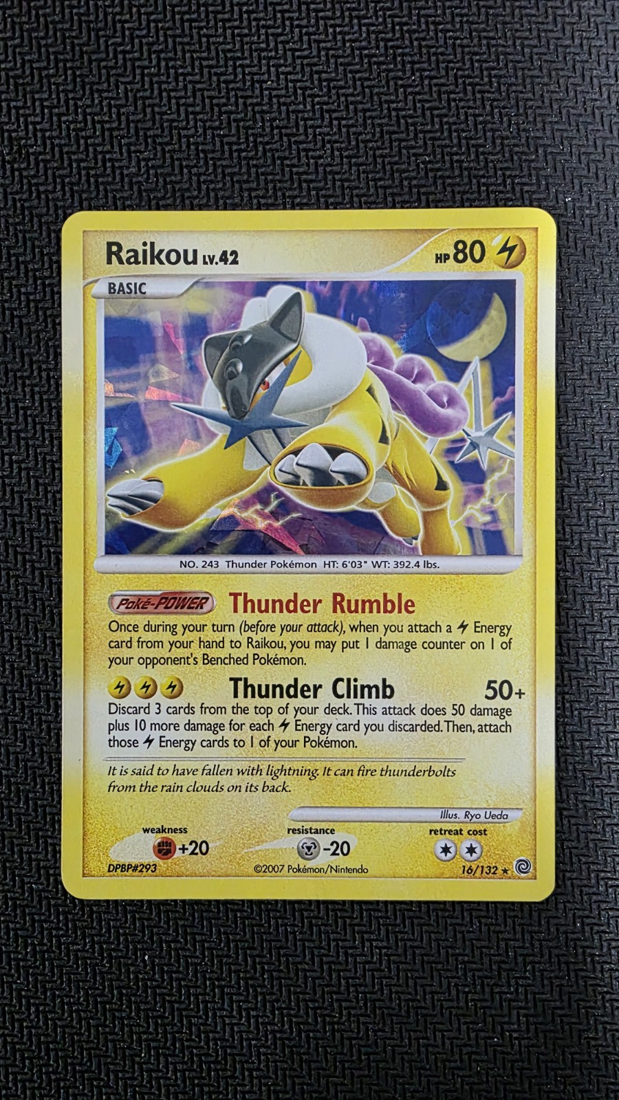 Raikou - 16/132 (Cracked Ice Holo) Holo Promo Miscellaneous Cards & Products 016