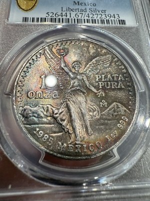 1985 Mexico Toned Libertad 1 oz silver | eBay