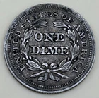 USA 'Seated Liberty' One Dime 1853