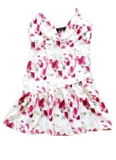 Women Floral Strappy Summer Sundress Ladies Holiday Beach Mini  Cami Vest Dress