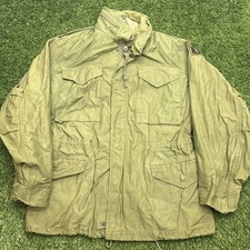 VTG 70s M65 Field Jacket Mens Small Regular Olive Green Cotton Nylon OG 105