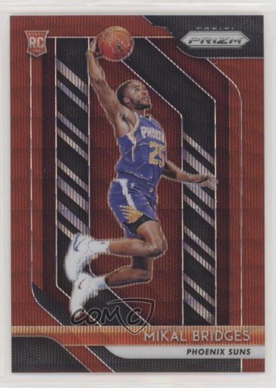 2018-19 Panini Prizm Ruby Wave Prizm Mikal Bridges #289 0d22