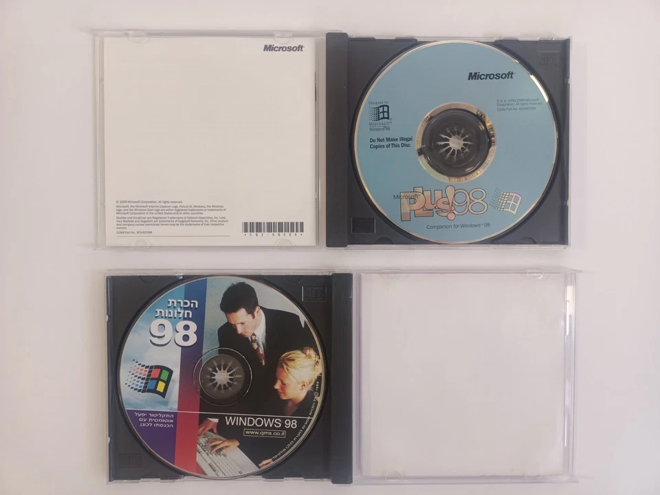 Microsoft Plus 98 Companion for Windows CD + Instructional disc in Hebrew - Image 2 of 3