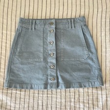 American Eagle Corduroy a-line mini skirt in light blue - size 4