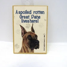 Great Dane Wood Magnet Made In USA NEW Dog Owner Gift