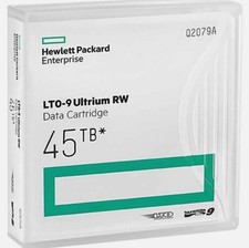 HPE LTO -9 45TB RW Data Cartridge with Case, Light Blue