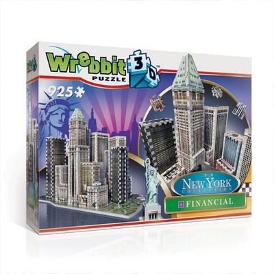 Wrebbit 3D Puzzle - New York Financial (925 Teile) 3D Puzzle
