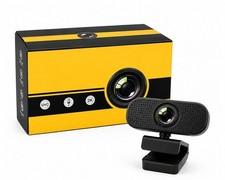 2K HD USB Webcam Built-In Microphone Plug & Play Camera for PC Laptop